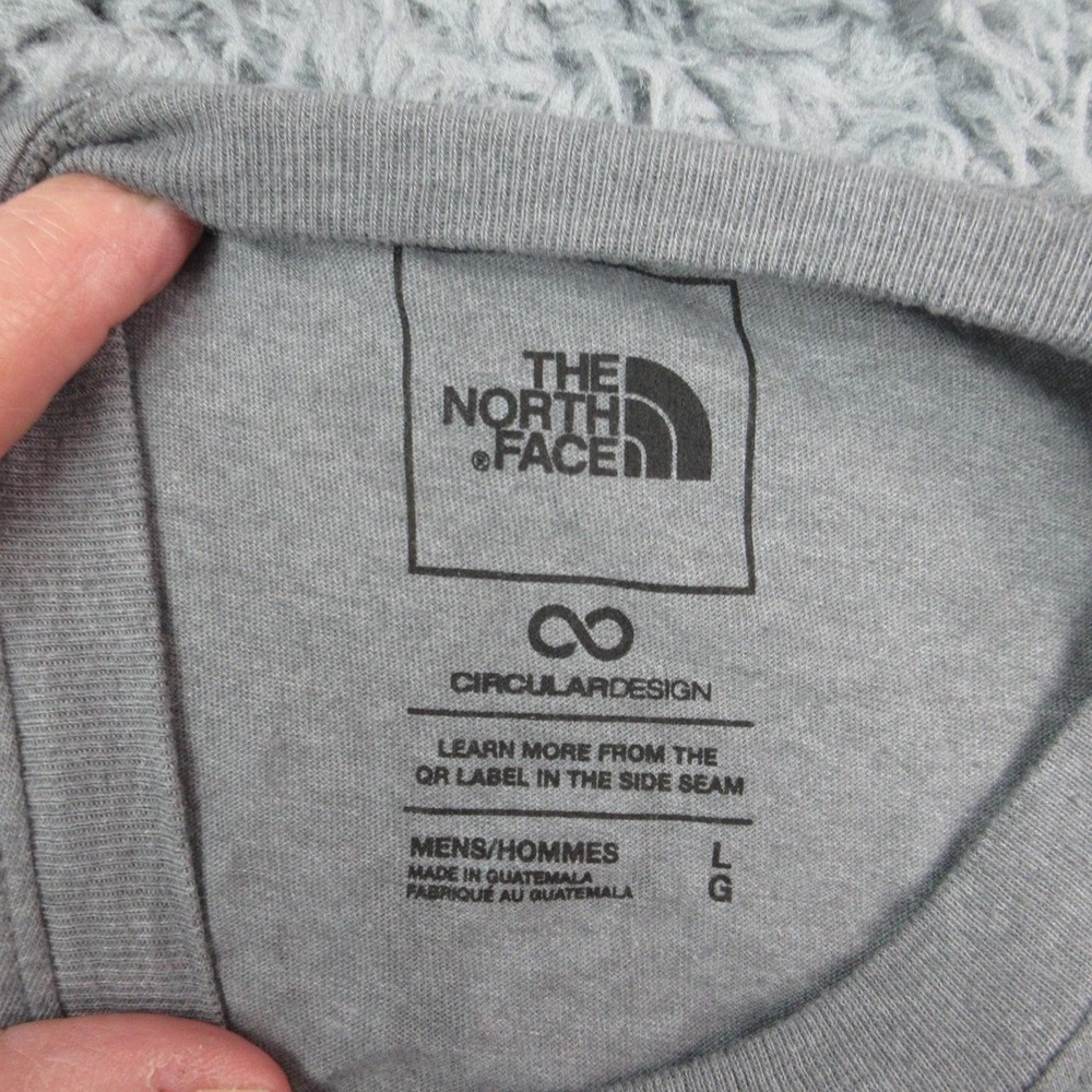 The North Face Shirt Mens Large Gray Crown Shyness Tee Short Sleeve Graphic NWT - Picture 5 of 14